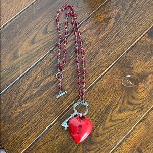 Key to my heart necklace